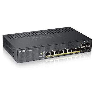 Zyxel Switch Ethernet de 8 portas Smart Managed PoE+ GS1920-8HPV2 Zyxel Switch Ethernet de 8 portas Smart Managed PoE+ GS1920-8HPV2