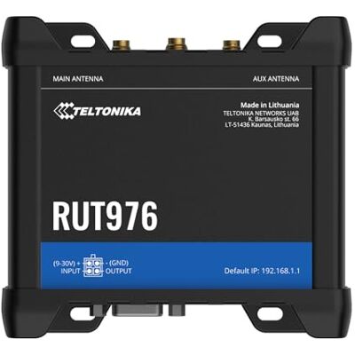 Teltonika Industrie Redcap 5 g, Dual Sim Router, Mit Ethernet, I/o, Gnss, Rs485/232 Rut Router (rut976) Teltonika Industrie Redcap 5 g, Dual Sim Router, Mit Ethernet, I/o, Gnss, Rs485/232 Rut Router (rut976)