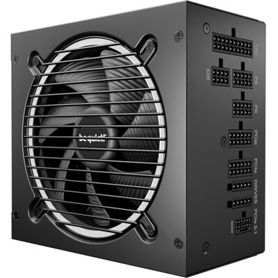 be quiet! Pure Power 13 M 850W Fonte de alimentação, eficiência 80 Plus® Gold, ATX 3.1, Compatível com GPU PCIe 5.1, Ventilador semipassivo de 120 mm, construção semipassiva be quiet! Pure Power 13 M 850W Fonte de alimentação, eficiência 80 Plus® Gold, ATX 3.1, Compatível com GPU PCIe 5.1, Ventilador semipassivo de 120 mm, construção semipassiva
