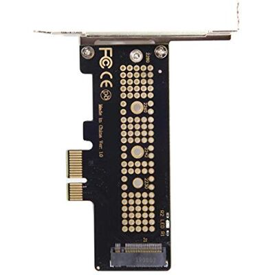 cablecc SA-008 Cartão adaptadora PCI-E 3.0 x 4 de perfil baixo a M.2 NGFF M-Key SSD Nvme AHCI PCI Express cablecc SA-008 Cartão adaptadora PCI-E 3.0 x 4 de perfil baixo a M.2 NGFF M-Key SSD Nvme AHCI PCI Express
