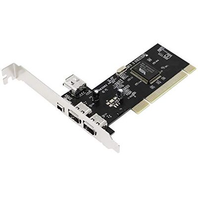 CERRXIAN 3 portas IEEE 1394 Firewire cartão PCI Firewire adaptador IEEE 1394 PCI cartão controlador para PC de secretária CERRXIAN 3 portas IEEE 1394 Firewire cartão PCI Firewire adaptador IEEE 1394 PCI cartão controlador para PC de secretária
