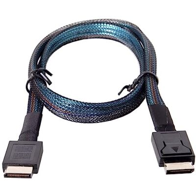chenyang Cabo PCIe PCI-Express OCuLink PCIe SFF-8611 a SFF-8611 Cabo de Dados Ativo SSD chenyang Cabo PCIe PCI-Express OCuLink PCIe SFF-8611 a SFF-8611 Cabo de Dados Ativo SSD