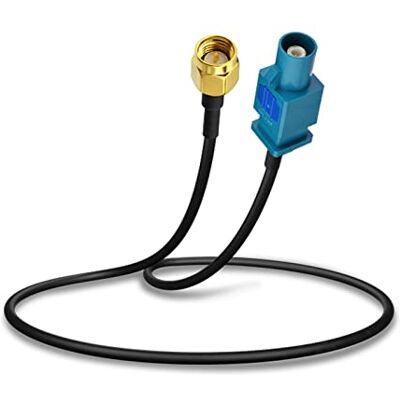 Bingfu Adaptador de antena de carro Fakra Z macho para SMA macho 30 cm para carro estéreo Android unidade principal navegação GPS FM AM rádio Sirius XM rádio satélite 4G LTE telema módulo Bluetooth Bingfu Adaptador de antena de carro Fakra Z macho para SMA macho 30 cm para carro estéreo Android unidade principal navegação GPS FM AM rádio Sirius XM rádio satélite 4G LTE telema módulo Bluetooth