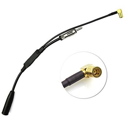 Eightwood Dab Antena adaptador divisor de socket DIN SMB para auto-rádio Blaupunkt TechniSat Pioneer Sony Kenwood Alpina Eightwood Dab Antena adaptador divisor de socket DIN SMB para auto-rádio Blaupunkt TechniSat Pioneer Sony Kenwood Alpina