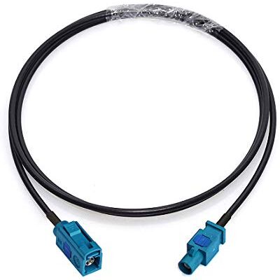 Bingfu Fakra Z Feminino a macho cabo de extensão de antena de veículo 1 m para estéreo de carro unidade principal de Android navegação GPS rádio FM AM rádio satélite Sirius XM módulo Bluetooth Bingfu Fakra Z Feminino a macho cabo de extensão de antena de veículo 1 m para estéreo de carro unidade principal de Android navegação GPS rádio FM AM rádio satélite Sirius XM módulo Bluetooth