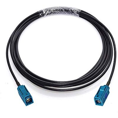 Bingfu Fakra Z Feminino a fêmea cabo de extensão de antena de veículo 3 m para estéreo de carro unidade principal de Android navegação GPS rádio FM AM rádio satélite Sirius XM Telemática 4G LTE Bingfu Fakra Z Feminino a fêmea cabo de extensão de antena de veículo 3 m para estéreo de carro unidade principal de Android navegação GPS rádio FM AM rádio satélite Sirius XM Telemática 4G LTE