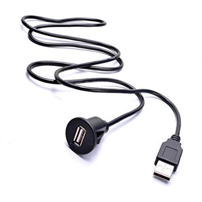 BGoodVision Carro universal USB extensão cabo 3 pés placa de instrumentos montagem embutida por carro rádio estéreo Android Wince unidade principal GPS DVD CD Media Player BGoodVision Carro universal USB extensão cabo 3 pés placa de instrumentos montagem embutida por carro rádio estéreo Android Wince unidade principal GPS DVD CD Media Player