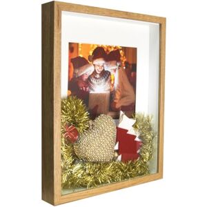 BD ART - 28x35 cm moldura 3D - Carvalho - Creme - Moldura para fotos BD ART - 28x35 cm moldura 3D - Carvalho - Creme - Moldura para fotos