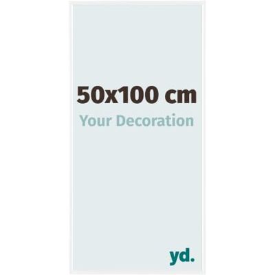 yd. Moldura para fotos 50 x 100 cm branco brilhante moldura de plástico Your Decoration, vidro acrílico anti-reflexo, montagem na parede, adequada para fotos, cartazes ou quebra-cabeças yd. Moldura para fotos 50 x 100 cm branco brilhante moldura de plástico Your Decoration, vidro acrílico anti-reflexo, montagem na parede, adequada para fotos, cartazes ou quebra-cabeças