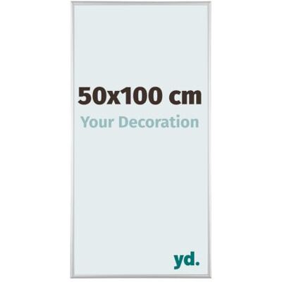 yd. Moldura para fotos 50 x 100 cm prateado mate moldura de alumínio Kent Your Decoration, vidro acrílico anti-reflexo, montagem na parede, adequada para fotos, cartazes ou quebra-cabeças yd. Moldura para fotos 50 x 100 cm prateado mate moldura de alumínio Kent Your Decoration, vidro acrílico anti-reflexo, montagem na parede, adequada para fotos, cartazes ou quebra-cabeças