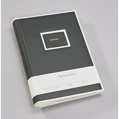 Semikolon Álbum de 300 bolsos, 22,5 x 32,8 cm 100 páginas de cor creme, para 300 fotos de 10 x 15 cinza lava stone Semikolon Álbum de 300 bolsos, 22,5 x 32,8 cm 100 páginas de cor creme, para 300 fotos de 10 x 15 cinza lava stone