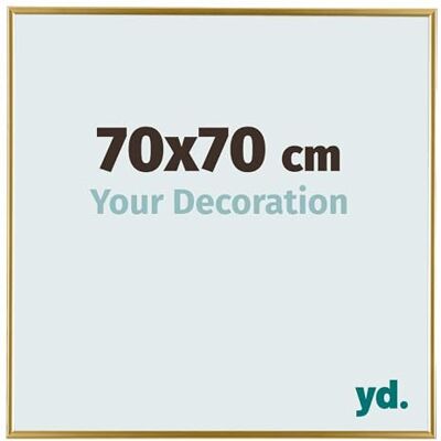 yd. Your Decoration moldura para fotos 7 x 7 cm, dourado, moldura de plástico com vidro de plástico anti-reflexo, moldura 7 x 7 cm, Evry yd. Your Decoration moldura para fotos 7 x 7 cm, dourado, moldura de plástico com vidro de plástico anti-reflexo, moldura 7 x 7 cm, Evry