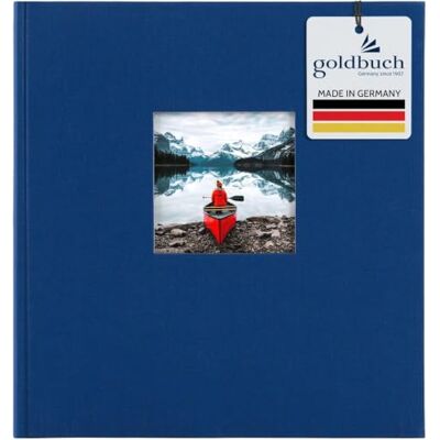 Goldbuch Bella Vista – Álbum de fotos, papelão, azul, 30 x 31 cm Goldbuch Bella Vista – Álbum de fotos, papelão, azul, 30 x 31 cm