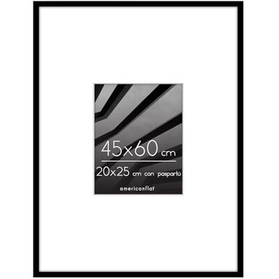 Americanflat Moldura para Fotografias de 45 x 60 cm em Preto, Moldura de 20 x 25 cm com Passe-partout ou Moldura de 45 x 60 cm Sem Passe-partout, Moldura para Fotografias com Molduras Finas e Americanflat Moldura para Fotografias de 45 x 60 cm em Preto, Moldura de 20 x 25 cm com Passe-partout ou Moldura de 45 x 60 cm Sem Passe-partout, Moldura para Fotografias com Molduras Finas e