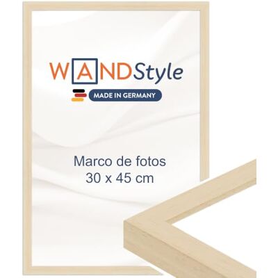 WANDStyle Molduras para fotos 30 x 45 cm moderno, moldura natureza para quadro e poster, molduras para quadros 45 x 30 cm, moldura para fotos de madeira, suporte de parede, Picture Frame H950 Made Marcos para cuadros 45x30 cm, Marco fotos madera, Portar WANDStyle Molduras para fotos 30 x 45 cm moderno, moldura natureza para quadro e poster, molduras para quadros 45 x 30 cm, moldura para fotos de madeira, suporte de parede, Picture Frame H950 Made Marcos para cuadros 45x30 cm, Marco fotos madera, Portar