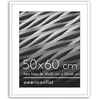 Americanflat Moldura para Fotografias de 50 x 60 cm em Branco, Moldura de 40 x 50 cm com Passe-partout ou Moldura de 50 x 60 cm sem Passe-partout, Moldura para Fotografias com Molduras Finas e Americanflat Moldura para Fotografias de 50 x 60 cm em Branco, Moldura de 40 x 50 cm com Passe-partout ou Moldura de 50 x 60 cm sem Passe-partout, Moldura para Fotografias com Molduras Finas e