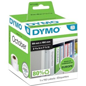 Etiquetas DYMO LabelWriter 38mm x 190mm - Impressoras, removíveis, compatíveis Etiquetas DYMO LabelWriter 38mm x 190mm - Impressoras, removíveis, compatíveis