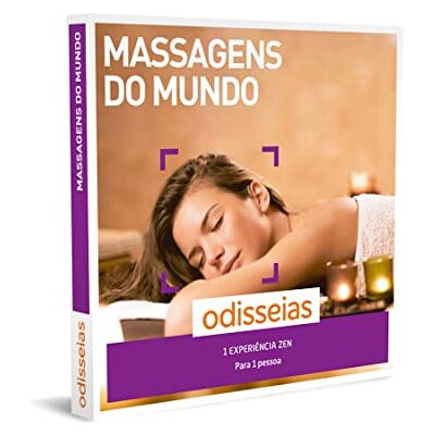 ODISSEIAS - Pack Presente Massagens do Mundo - 1 pessoa - Zen massage - Spa experience ODISSEIAS - Pack Presente Massagens do Mundo - 1 pessoa - Zen massage - Spa experience