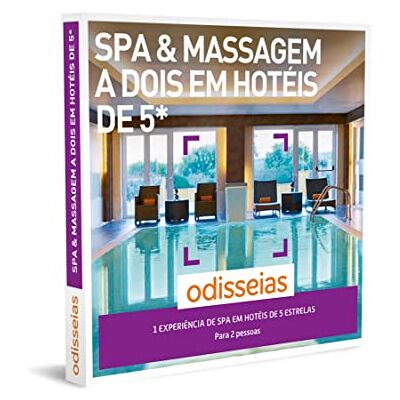 ODISSEIAS Caixa de presente SPA e massagem para dois em hotéis de 5 * Experiência de SPA para 2 pessoas ODISSEIAS Caixa de presente SPA e massagem para dois em hotéis de 5 * Experiência de SPA para 2 pessoas