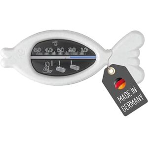 Lantelme Termómetro de banho para bebés, crianças, peixes, cor branca, indicador de temperatura com indicações, termómetro analógico para indicador de temperatura da água na banheira e água de banho Lantelme Termómetro de banho para bebés, crianças, peixes, cor branca, indicador de temperatura com indicações, termómetro analógico para indicador de temperatura da água na banheira e água de banho