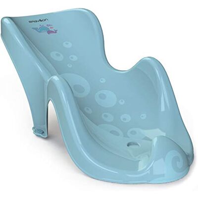 BABYLON Aqua Mini assento banheira bebé, rede, ventosas, 0-6 meses, azul BABYLON Aqua Mini assento banheira bebé, rede, ventosas, 0-6 meses, azul