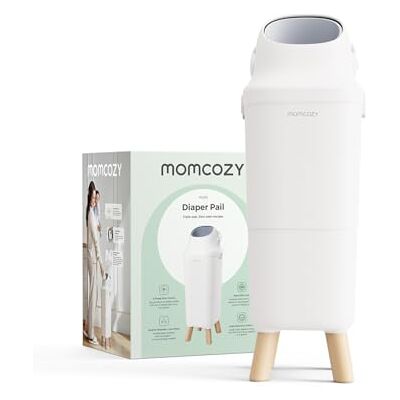 momcozy Lixeira fraldas bebé para controlo de odores de grande capacidade Lixo fraldas para bebé, ampla janela de vsualização, fecho de segurança infantil, compatível com sacos de lixo padrão momcozy Lixeira fraldas bebé para controlo de odores de grande capacidade Lixo fraldas para bebé, ampla janela de vsualização, fecho de segurança infantil, compatível com sacos de lixo padrão