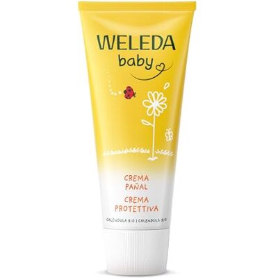 WELEDA Creme de Calêndula para Fraldas, Acalma e Protege o Culinho do Bebê, Adequado para Peles Sensíveis 75 ml WELEDA Creme de Calêndula para Fraldas, Acalma e Protege o Culinho do Bebê, Adequado para Peles Sensíveis 75 ml