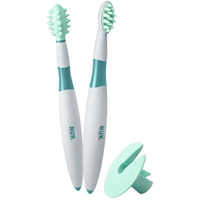 NUK Conjunto de aprendizagem dentária, 2 peças NUK Conjunto de aprendizagem dentária, 2 peças
