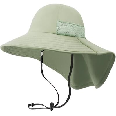 DRESHOW Chapéu de Sol para Bebê Crianças Respirável Chapéus Bucket UPF 50+ Ajustável Proteção Solar Chapéus Gorra para Crianças Meninos Meninas DRESHOW Chapéu de Sol para Bebê Crianças Respirável Chapéus Bucket UPF 50+ Ajustável Proteção Solar Chapéus Gorra para Crianças Meninos Meninas