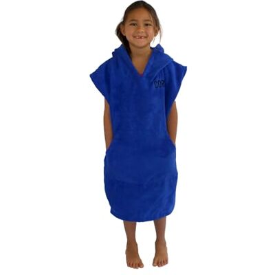 COR Surf Toalha Poncho Infantil para Idades 3 10 com Luz Azul e Azul Escuro (Azul) COR Surf Toalha Poncho Infantil para Idades 3 10 com Luz Azul e Azul Escuro (Azul)