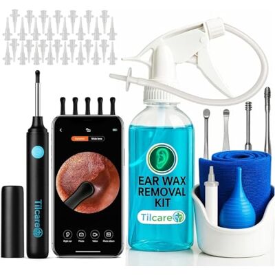 Tilcare - Removedor de cera - Câmera de ouvido - Ear Care Tool Tilcare - Removedor de cera - Câmera de ouvido - Ear Care Tool