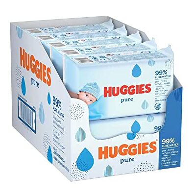 HUGGIES Baby Wet Pure toalhas de cuidado extra caixa de 72 x 10 HUGGIES Baby Wet Pure toalhas de cuidado extra caixa de 72 x 10