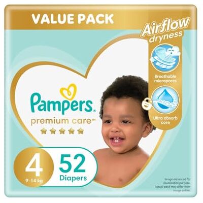 Pampers Premium Care 4 52 peças(s) Fralda (diaper disponível, branco) Pampers Premium Care 4 52 peças(s) Fralda (diaper disponível, branco)