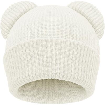 DRESHOW Gorro de Bebê Beanie Inverno Bebês bebês de Malha Macia Orelhas de Urso Adoráveis Chapéu para Crianças Meninos Meninas Gorro Quente Beanies para 0-24 Meses DRESHOW Gorro de Bebê Beanie Inverno Bebês bebês de Malha Macia Orelhas de Urso Adoráveis Chapéu para Crianças Meninos Meninas Gorro Quente Beanies para 0-24 Meses