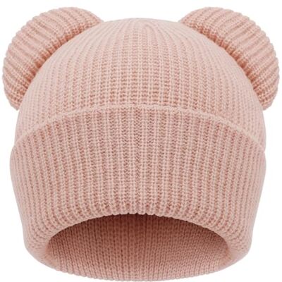 DRESHOW Gorro de Bebê Beanie Inverno Bebês bebês de Malha Macia Orelhas de Urso Adoráveis Chapéu para Crianças Meninos Meninas Gorro Quente Beanies para 0-24 Meses DRESHOW Gorro de Bebê Beanie Inverno Bebês bebês de Malha Macia Orelhas de Urso Adoráveis Chapéu para Crianças Meninos Meninas Gorro Quente Beanies para 0-24 Meses
