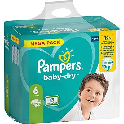 Pampers Baby-dry fraldas, unissexo Pampers Baby-dry fraldas, unissexo