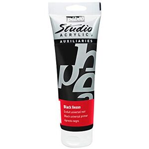 Studio Pebeo Gesso Acrílico 250 ml - Preto - Primer para artistas Studio Pebeo Gesso Acrílico 250 ml - Preto - Primer para artistas