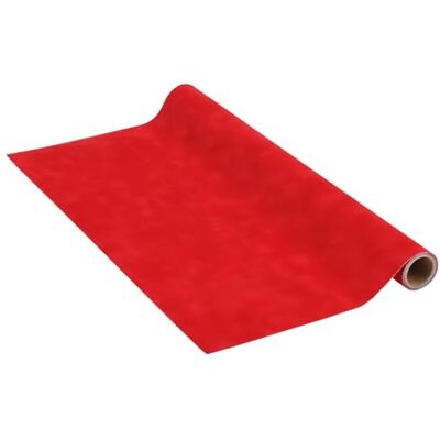Venilia Folha adesiva, veludo ótico vermelho, 45 cm x 1 m, espessura 140 μ, vinil autocolante para móveis ou cozinha, papel de parede decorativo, PVC sem ftalatos, fabricado na UE Venilia Folha adesiva, veludo ótico vermelho, 45 cm x 1 m, espessura 140 μ, vinil autocolante para móveis ou cozinha, papel de parede decorativo, PVC sem ftalatos, fabricado na UE