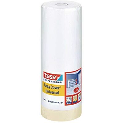 tesa 04368-00008-02 Fita para pintar em interior em grandes áreas Easy Cover Universal série 4368-33 m x 1100 mm tesa 04368-00008-02 Fita para pintar em interior em grandes áreas Easy Cover Universal série 4368-33 m x 1100 mm