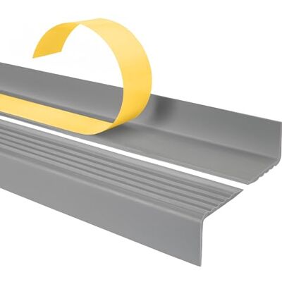 Garmin Perfil autocolante para bordas de escada, 40 x 25 mm, ND, protetor antiderrapante de PVC, cinzento, 165 cm Perfil de peldaño autoadhesivo con memoria de forma, protege los peldaños de astillados, sin taladrar Garmin Perfil autocolante para bordas de escada, 40 x 25 mm, ND, protetor antiderrapante de PVC, cinzento, 165 cm Perfil de peldaño autoadhesivo con memoria de forma, protege los peldaños de astillados, sin taladrar