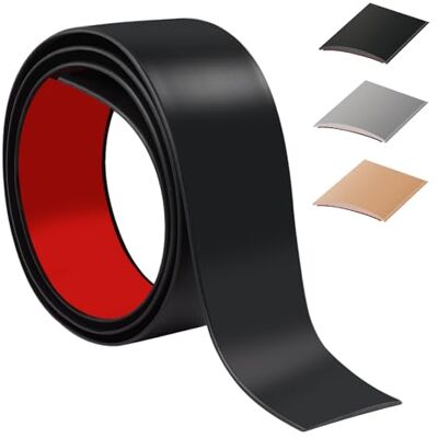 ztowoto 200 cm Faixa divisória de porta de chão auto-adesivo, flexível, tira de limiar de PVC, transição para chão para cozinha/sala de estar, tiras de transição de chão para unir ocos no chão/alçados, 4 cm ztowoto 200 cm Faixa divisória de porta de chão auto-adesivo, flexível, tira de limiar de PVC, transição para chão para cozinha/sala de estar, tiras de transição de chão para unir ocos no chão/alçados, 4 cm