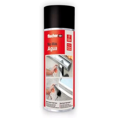 fischer Silicone líquida em Spray Reparação e Selagem de Telhados, Calhas e Fachadas Sem Ftalatos, Isocianatos nem Alcatrões 500L Preto fischer Silicone líquida em Spray Reparação e Selagem de Telhados, Calhas e Fachadas Sem Ftalatos, Isocianatos nem Alcatrões 500L Preto