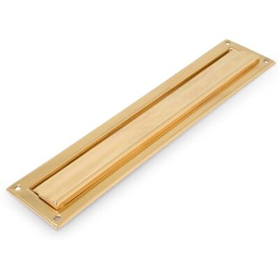 Amig Boca-cartas caixa de correio dourado Mod. 2 Aba para paredes ou portas Coletor de cartas com tampa de latão 342 x 73 mm Medida boca: 312 x 43 mm Cor dourada polida Ranhura para Amig Boca-cartas caixa de correio dourado Mod. 2 Aba para paredes ou portas Coletor de cartas com tampa de latão 342 x 73 mm Medida boca: 312 x 43 mm Cor dourada polida Ranhura para
