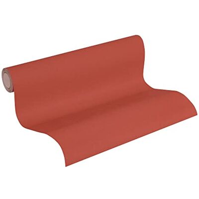 A.S. Création Papel de parede liso Ethnic Origin papel pintado em tecido não tecido 10,05 m x 0,53 m vermelho fabricado na Alemanha 371785 A.S. Création Papel de parede liso Ethnic Origin papel pintado em tecido não tecido 10,05 m x 0,53 m vermelho fabricado na Alemanha 371785