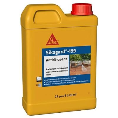 SIKA – Tratamento antiderrapante – gard-199 antiderrapante – Para azulejos lisos em terraços, piscina, escadas, corrimãos de acesso, interior e exterior, pronto para uso – 2 l SIKA – Tratamento antiderrapante – gard-199 antiderrapante – Para azulejos lisos em terraços, piscina, escadas, corrimãos de acesso, interior e exterior, pronto para uso – 2 l