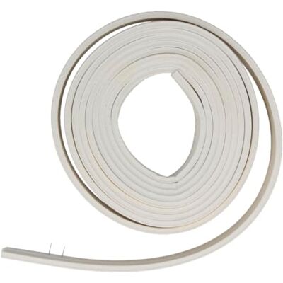 Amig Borracha autocolante de borracha para evitar correntes de ar por divisórias em portas e janelas batentes e portas de correr 6 metros em 2 tiras de 3 m branco, isolamento para ocos 1-3,5 Amig Borracha autocolante de borracha para evitar correntes de ar por divisórias em portas e janelas batentes e portas de correr 6 metros em 2 tiras de 3 m branco, isolamento para ocos 1-3,5