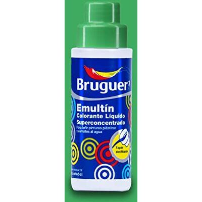 Bruguer Emultín Corante líquido super concentrado para tintas e vernizes verde erva 100 ml Bruguer Emultín Corante líquido super concentrado para tintas e vernizes verde erva 100 ml