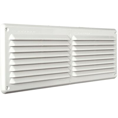 LA VENTILAZIONE AR3814B - Grelha de ventilação retangular de plástico - 384x146 mm LA VENTILAZIONE AR3814B - Grelha de ventilação retangular de plástico - 384x146 mm