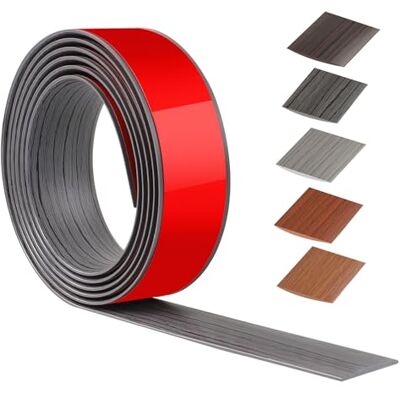 ztowoto 200 cm X 4 cm Faixa divisória de porta de chão auto-adesivo, PVC tira de limiar para cozinha, sala de estar ou casa de banho, transição para chão para unir ocos de chão ou azulejos (grão de madeira ztowoto 200 cm X 4 cm Faixa divisória de porta de chão auto-adesivo, PVC tira de limiar para cozinha, sala de estar ou casa de banho, transição para chão para unir ocos de chão ou azulejos (grão de madeira