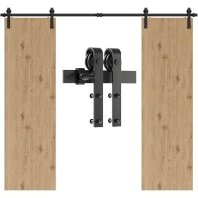 CCJH 274CM/9FT Ferragem Para Porta de Correr Kit de celeiro Acessório de armário com rolo de calha para porta dupla CCJH 274CM/9FT Ferragem Para Porta de Correr Kit de celeiro Acessório de armário com rolo de calha para porta dupla